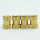 m1.6 compressed knurled brass insert nut